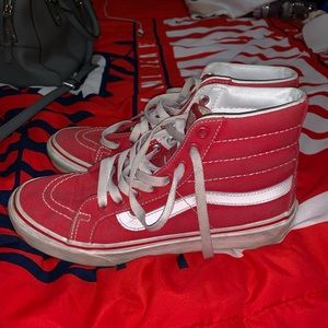 Red Hightop Vans